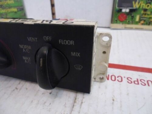 HS17-6 OEM WARRANTY 1992 92 FORD TAURUS TEMP AC HEAT CLIMATE CONTROL UNIT SWITCH