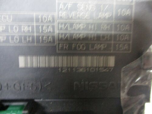NY611-29 OEM WARRANTY 2010-2012 NISSAN SENTRA FUSES BODY CONTROL MODULE BCM BCU