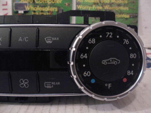 HS36-11 OEM WARRANTY 2012 13 MERCEDES C CLASS TEMP AC HEAT CLIMATE CONTROL UNIT