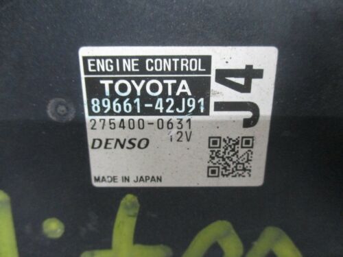 NY614-8 OEM WARRANTY 09 10 TOYOTA RAV 4 ENGINE CONTROL COMPUTER MODULE ECM ECU