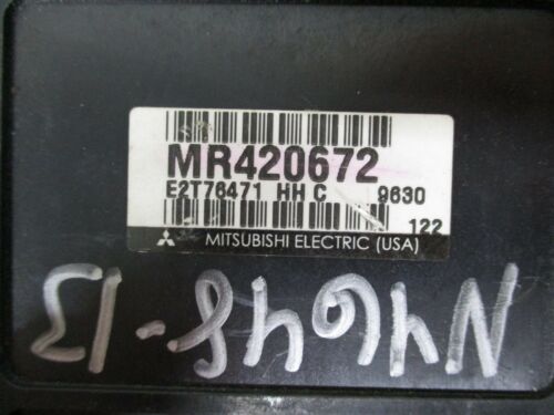 NY648-13 OEM WARRANTY 00 ECLIPSE GALANT 2.4L 4CYL ENGINE CONTROL MODULE ECM ECU