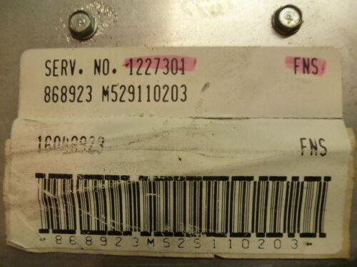 NY246-14 OEM WARRANTY 1986-1987 REGAL ENGINE CONTROL COMPUTER MODULE ECM ECU