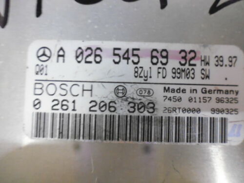 NY581-22 OEM WARRANTY 00-03 MERCEDES CL CLK E S CLASS ENGINE CONTROL MODULE ECU