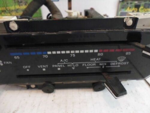 HS13-6 OEM WARRANTY 1982 CONTINENTAL TEMP AC HEAT CLIMATE CONTROL UNIT SWITCH