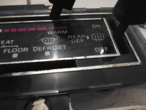 HS2-6 OEM WARRANTY 1984 84 THUNDERBIRD TBIRD TEMP AC HEAT CLIMATE CONTROL UNIT