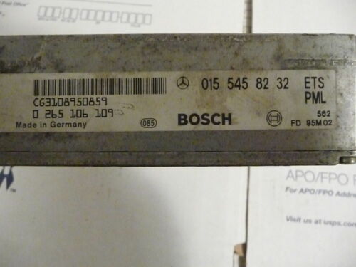 1 Year Warranty* 1995 1996 95 96 S-Class ABS Control Computer