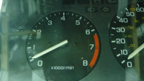 BW37 WARRANTY 1986 Accord MT Instrument Cluster Speedometer Gauges OEM 137,182