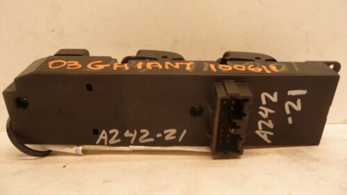 A242-21 OEM WARRANTY 1999-2003 MITSUBISHI GALANT POWER WINDOW SWITCH