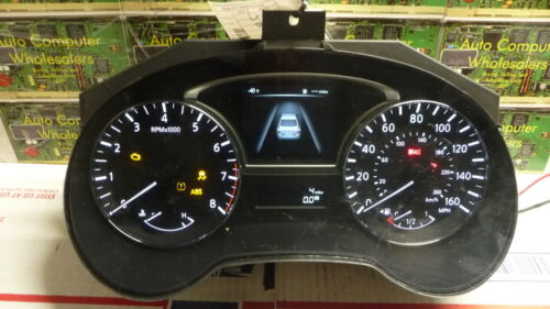 S1954 OEM WARRANTY 2015 NISSAN ALTIMA INSTRUMENT CLUSTER SPEEDOMETER 4 MILES