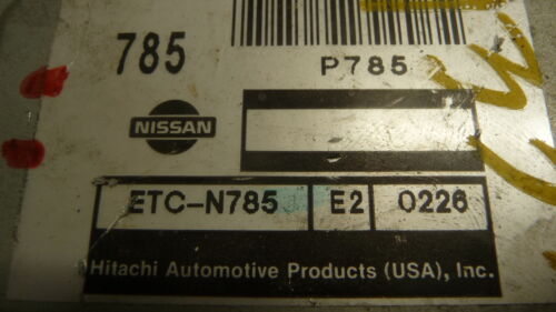 NY441-27 OEM WARRANTY 00 01 NISSAN ALTIMA TRANSMISSION CONTROL COMPUTER MODULE