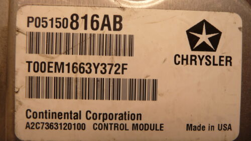 NY561-10 OEM WARRANTY 2014 DODGE 1500 PICKUP ENGINE CONTROL MODULE ECM ECU