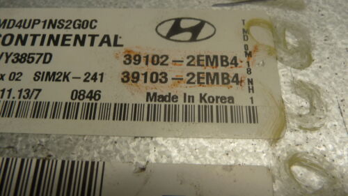 NY608-3 OEM 14 2015 2016 HYUNDAI ELANTRA ENGINE CONTROL COMPUTER MODULE ECM ECU