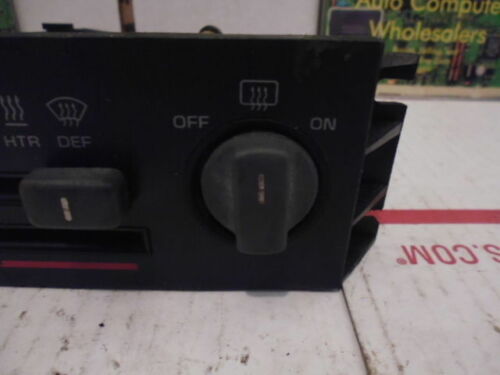 HS12-6 OEM WARRANTY 1988 CHEVROLET GRAND AM TEMP AC HEAT CLIMATE CONTROL PANEL