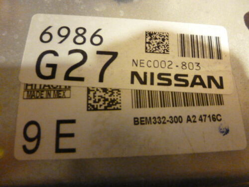 NY86-16 OEM WARRANTY 2012 13 14 VERSA Engine Control Computer Brain ECM ECU EBX