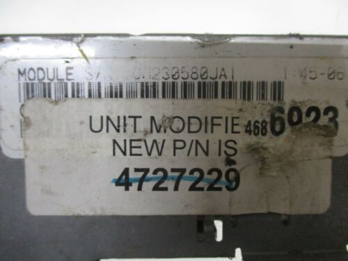 NY612-3 OEM WARRANTY 1996 DODGE CARAVAN BODY CONTROL MODULE BCM BCU