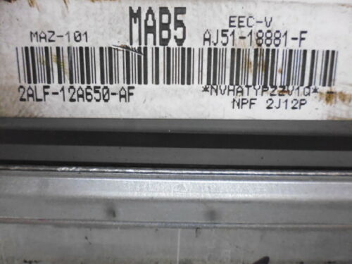 NY567-7 OEM WARRANTY 2002 2003 MAZDA MPV ENGINE CONTROL MODULE ECM ECU