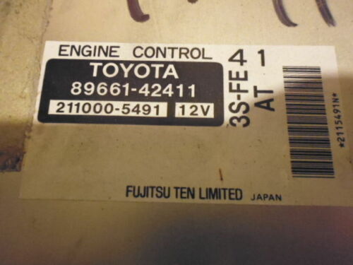 NY97-11 OEM WARRANTY 1997 98 99 RAV4 ENGINE CONTROL COMPUTER BRAIN ECM ECU EBX