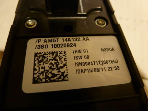 WS3-23 OEM WARRANTY 2012 FORD FOCUS LEFT DRIVER SIDE MASTER POWER WINDOW SWITCH