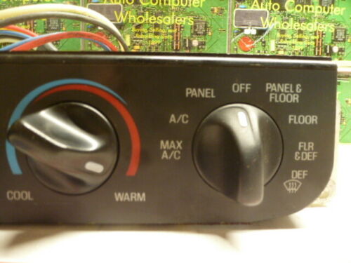 A154-2 OEM WARRANTY 1999 FORD EXPLORER TEMP AC HEAT CLIMATE CONTROL UNIT