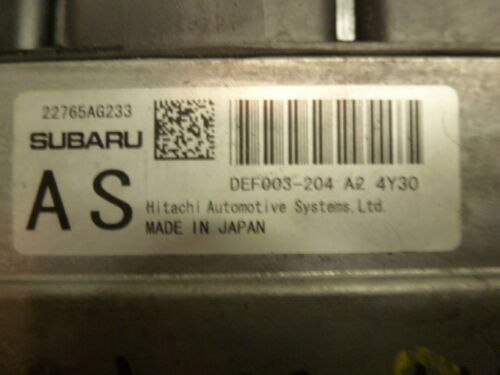 NY286-9 OEM WARRANTY 2015 SUBARU WRX ENGINE CONTROL COMPUTER BRAIN ECM ECU