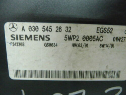 NY587-39 OEM WARRANTY 01 02 MERCEDES ML CLASS TRANSMISSION CONTROL MODULE TCM