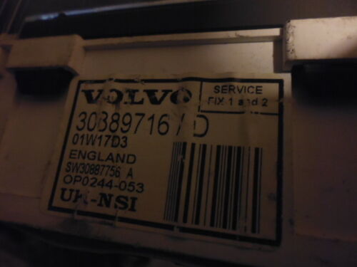 MR308 OEM WARRANTY 2001 2002 VOLVO S40 40 SERIES Instrument Cluster Speedometer