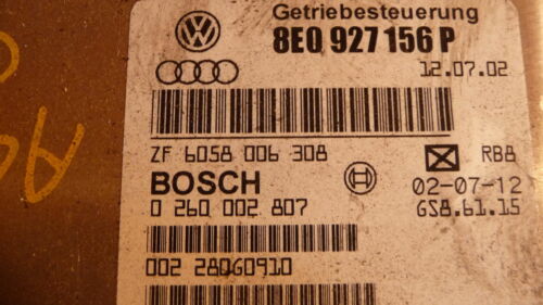 1 Year Warranty* 2002 2003 02 03 Audi A4 Transmission Control Computer TCM TCU