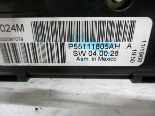 A292-9 OEM WARRANTY 08-10 CARAVAN TOWN COUNTRY VOYAGER A/C HEAT CLIMATE CONTROL