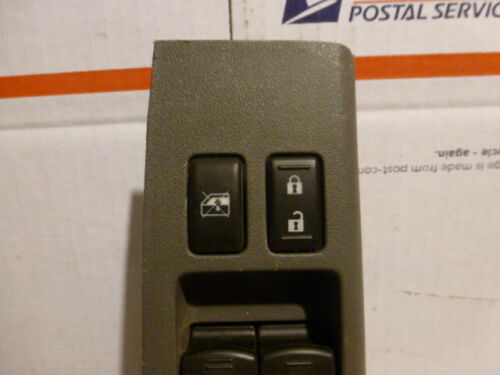 WS14-6 OEM WARRANTY 07-14 FRONTIER XTERRA LEFT DRIVER MASTER POWER WINDOW SWITCH