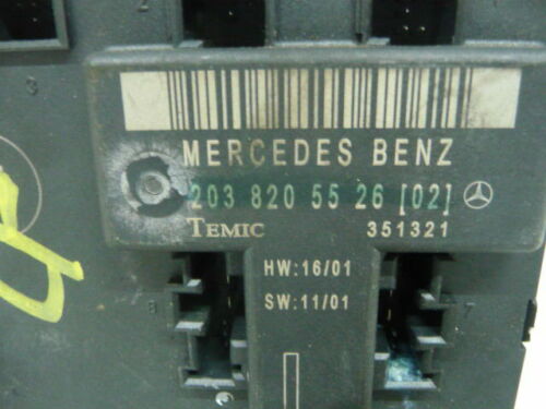 NY589-13 OEM WARRANTY 2002-2007 MERCEDES C CLASS FRONT LEFT DRIVER DOOR CONTROL