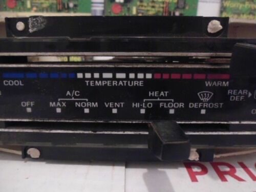 HS2-6 OEM WARRANTY 1984 84 THUNDERBIRD TBIRD TEMP AC HEAT CLIMATE CONTROL UNIT