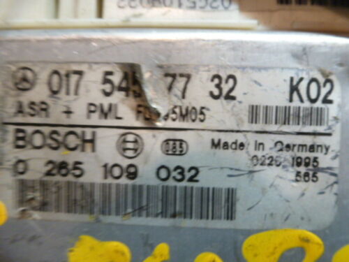 NY382-9 OEM WARRANTY 1996 MERCEDES S CLASS ABS COMPUTER CONTROL MODULE UNIT
