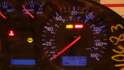 LC257 WARRANTY 98 99 Passat MPH AT Instrument Cluster Speedometer OEM 108,394