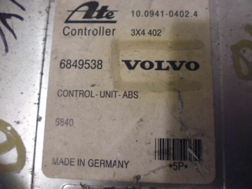 NY69-9 OEM WARRANTY 93 94 95 VOLVO 850 ABS Control Module Computer ECM ECU EBX