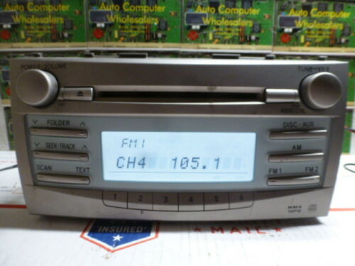 LR1-79 OEM WARRANTY 2007-2009 TOYOTA CAMRY RADIO AM FM STEREO RECEIVER