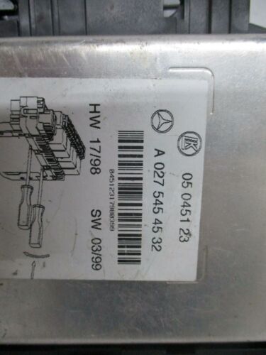 NY619-7 OEM WARRANTY 00 01 02 MERCEDES CL S CLASS BODY CONTROL MODULE BCM BCU