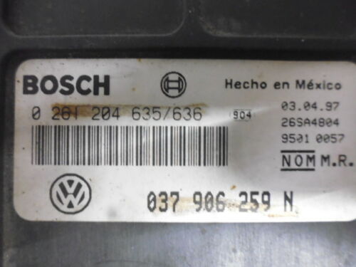 NY582-13 OEM WARRANTY 1997 VOLKSWAGEN GOLF JETTA ENGINE CONTROL MODULE ECM ECU