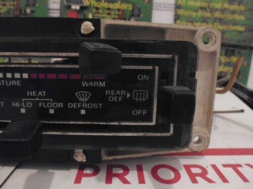 HS2-6 OEM WARRANTY 1984 84 THUNDERBIRD TBIRD TEMP AC HEAT CLIMATE CONTROL UNIT