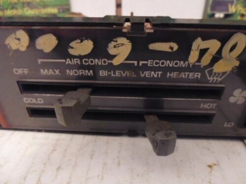 HS21-1 OEM WARRANTY 1987 PONTIAC 6000 TEMP AC HEAT CLIMATE CONTROL UNIT SWITCH