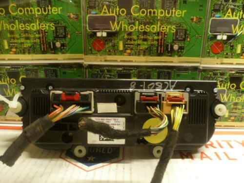 AC81-8 OEM WARRANTY 2012 PASSAT TEMP AC HEAT CLIMATE CONTROL UNIT