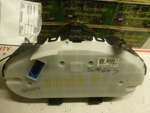 SM647 OEM WARRANTY 2013 2014 CRUZE Instrument Cluster Speedometer 8K