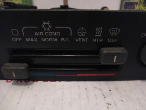 HS12-6 OEM WARRANTY 1988 CHEVROLET GRAND AM TEMP AC HEAT CLIMATE CONTROL PANEL