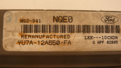 NY532-3 OEM PROGRAMMED 00 FORD WINDSTAR ENGINE COMPUTER CONTROL ML2-941 ECM ECU
