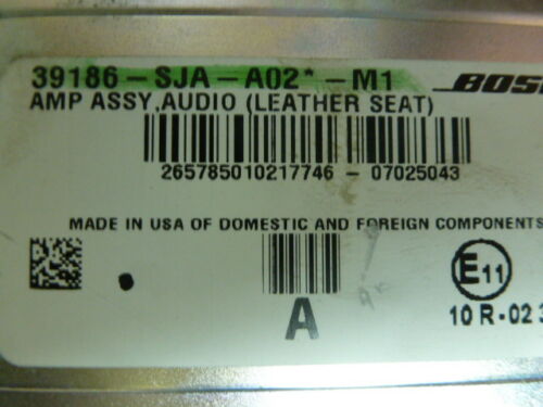 NY145-9 OEM WARRANTY 05 06 07 08 09 10 11 12 ACURA RL BOSE RADIO AMP AMPLIFIER