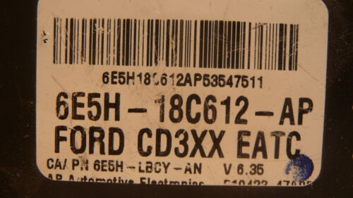 A261-6 OEM WARRANTY 2006-2009 FUSION MILAN A/C HEAT CLIMATE TEMP CONTROL