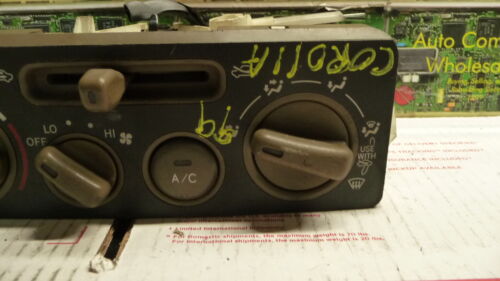 A198-20 OEM WARRANTY 1999 TOYOTA COROLLA A/C HEAT CLIMATE CONTROL