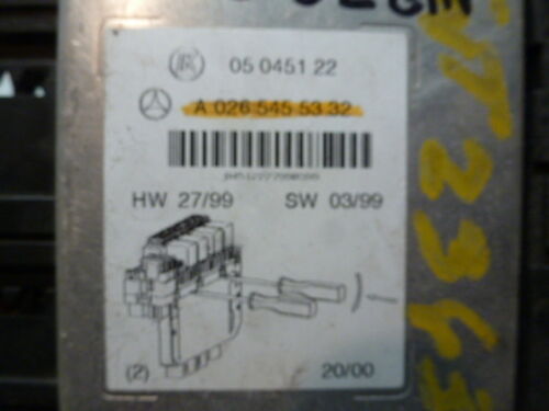 NY372-2 OEM WARRANTY 2001-2002 MERCEDES CL S CLASS BODY CONTROL COMPUTER MODULE