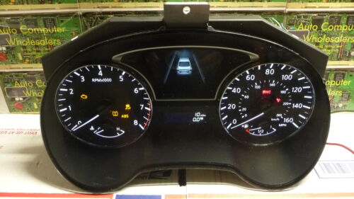 S1958 OEM WARRANTY 2014 NISSAN ALTIMA INSTRUMENT CLUSTER SPEEDOMETER 10 MILES