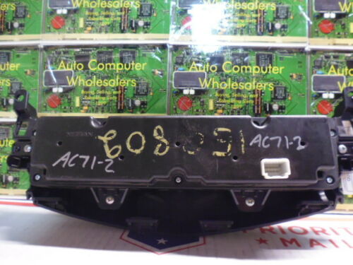 AC71-2 OEM WARRANTY 2015 ALTIMA TEMP AC HEAT CLIMATE CONTROL UNIT