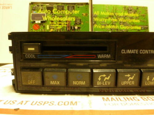 CC936 WARRANTY OEM 1990 Cutlass TEMP AC HEAT CLIMATE CONTROL PANEL UNIT SWITCH